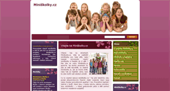 Desktop Screenshot of miniskolky.cz