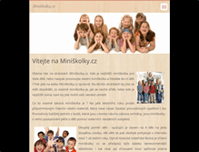 Tablet Screenshot of miniskolky.cz